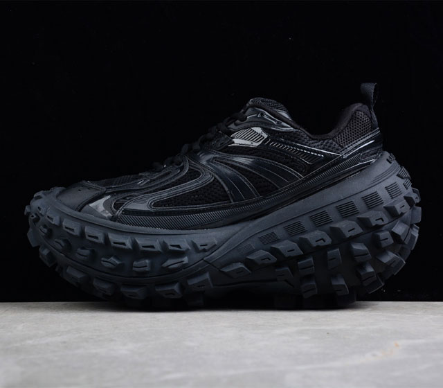 Balenciaga Defender Rubber Platform Sneakers 卫士系列低帮坦克履带轮胎型越野户外增高厚底休闲运动慢跑鞋 W2RA6