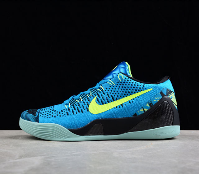 Nike Kobe 9 Mambacurial科比9篮球鞋 黑蓝绿毕加索 货号 630847-400 尺码 40 40.5 41 42 42.5 43 44