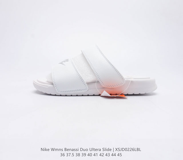 Nike Benassi Duo Ultra Slide 耐克 舒适脚感 抗磨防滑 休闲沙滩鞋忍者拖鞋女士凉拖鞋 货号 819717 码数 36 45 编码 X