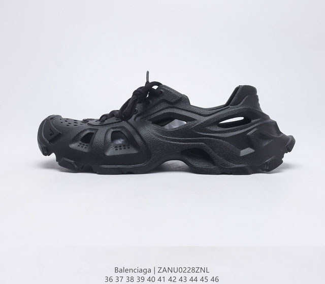 公司级Balenciaga AW22 HD Sneaker 巴黎世家秋冬走秀新款洞洞鞋凉鞋 Size 36 46 编码 ZANU0228ZNL