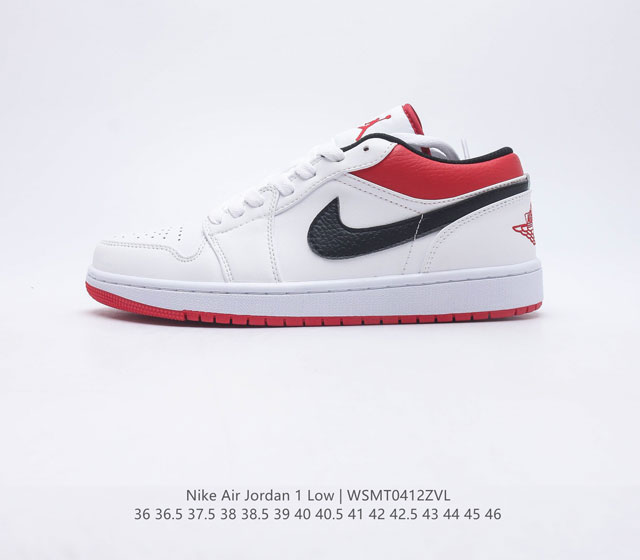 耐克Nike Air Jordan 1 Low OG SP Black Red AJ1乔丹一代经典低帮文化百搭休闲运动篮球鞋 货号 553558-118 尺码