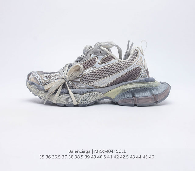 纯原Balenciaga Phantom Sneaker 巴黎世家 巴黎世家全新十代潮流跑鞋 增加全新设计 在延续 Track Trainer 户外轮廓和复杂