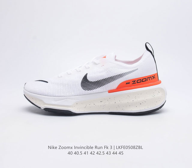 公司级 耐克 Nike Zoom X Invincible Run Fk 3 马拉松机能风格运动鞋 鞋款搭载柔软泡绵 在运动中为你塑就缓震脚感 设计灵感源自日