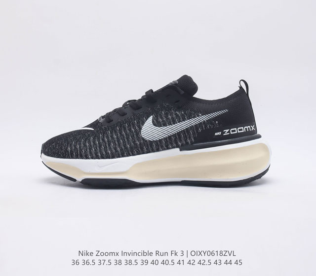 公司级 耐克 Nike Zoom X Invincible Run Fk 3 马拉松机能风格运动鞋 #鞋款搭载柔软泡绵 在运动中为你塑就缓震脚感 设