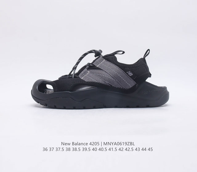 New Balance NB4205系列男女包头舒适运动山系凉鞋沙滩鞋 跟以往的NB凉鞋不同这次前面是包头设计避免脚趾裸露在外面包裹性 鞋面有松
