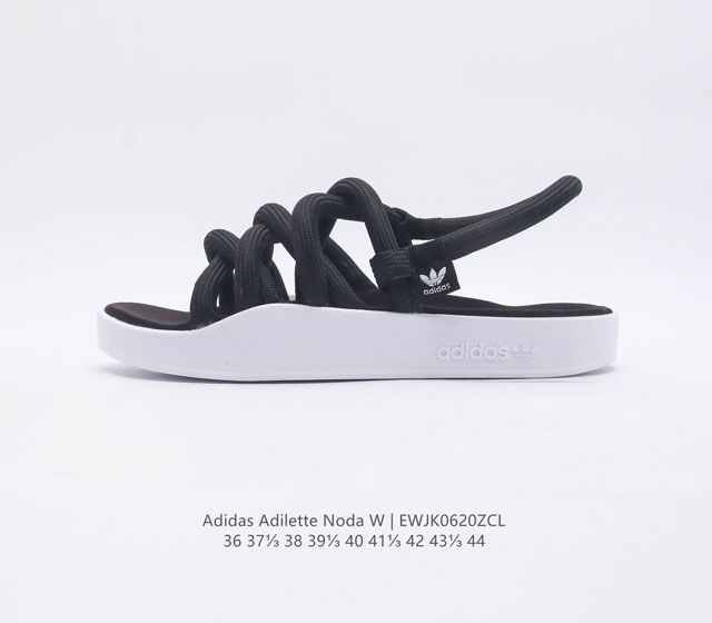 阿迪达斯 Adidas originals Adilette Noda W 防滑耐磨运动凉鞋 潮绑带男女沙滩鞋 尺码 36 37 38 39 40 4