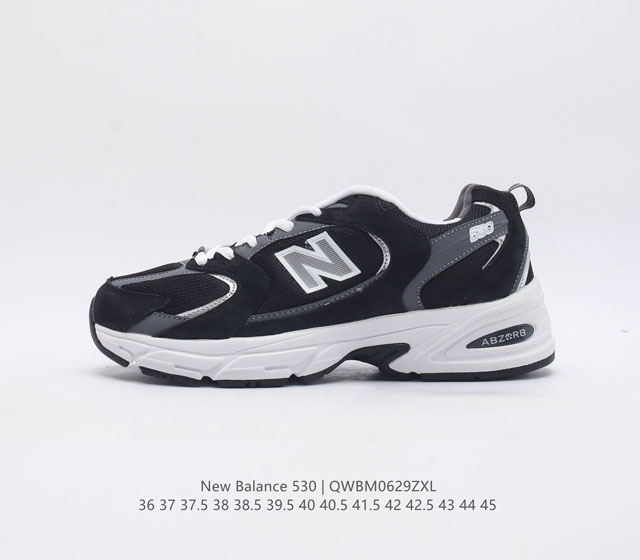 公司级新百伦 Nb530 New Balance 530 复跑古鞋nb530这鞋双确实是nb家经复典古款式之一 以全科新技诠释 成打功造530鞋款 鞋面保在持5