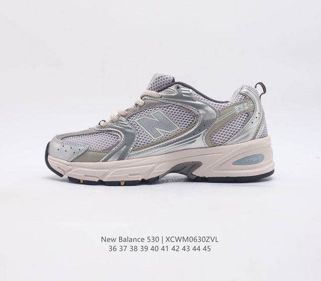 New Balance Mr530系列复古老爹风网布跑步休闲运动鞋 #采用优质纤维革+透气网眼布材质材质 货号 Mr530Kmw 尺码 36 37
