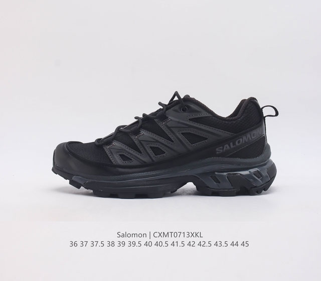 公司级salomon Xa Pro Xt-6 Expanse 萨洛蒙户外越野跑鞋 鞋面采用sensifit贴合技术 全方位贴合包裹脚型 鞋跟部鞋底牵引设计