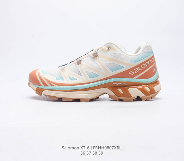 公司级 萨洛蒙 Salomon 女款 户外运动舒适透气时尚潮流穿搭越野跑鞋 XT-6作为山系 户外穿搭风格的代表品牌 这两年 Salomon 不仅成为无数球鞋