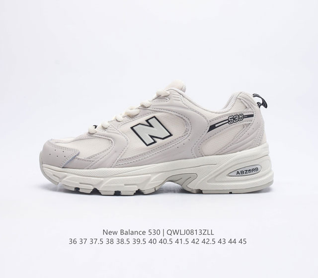 真标 新百伦 NB530运动鞋 New Balance 530 复古跑鞋厚底增高老爹运动鞋NB530这鞋双确实是NB家经复典古款式之一 以全科新技诠释 成打功 - 点击图像关闭