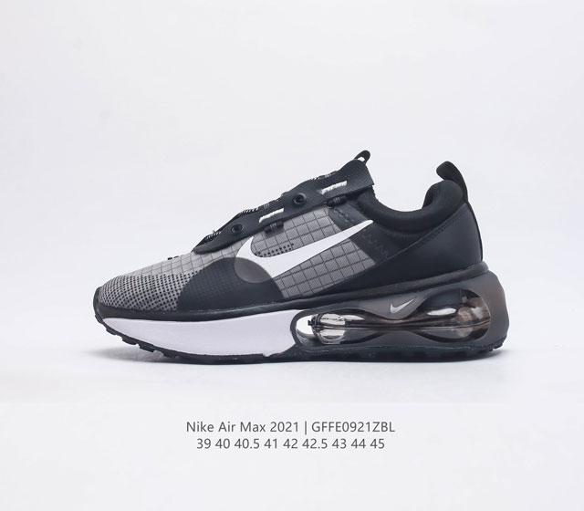 公司级 耐克 Nike Air Max 2021 男子运动鞋气垫缓震慢跑鞋 集众多优点于一身 足底搭载革新型 Air 缓震配置 泡绵中底带来柔软轻盈脚感 塑就理