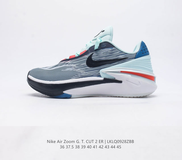 Nike Air Zoom G T Cut 2 Ep耐克新款实战系列篮球鞋 全掌react Zoom Strobel 后跟zoom 离地面更近的设计提供更快的反 - 点击图像关闭