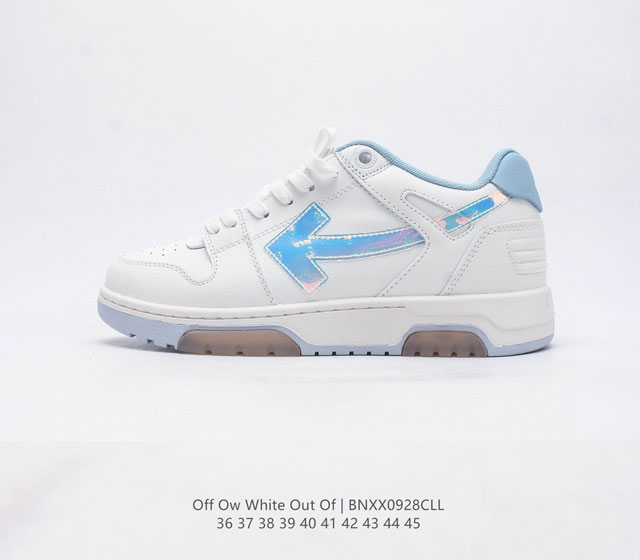 S版本 当红美潮 设计师独立品牌off-White C O Virgil Abloh Out Of Office Low-To Leather Ow联名 箭头o - 点击图像关闭