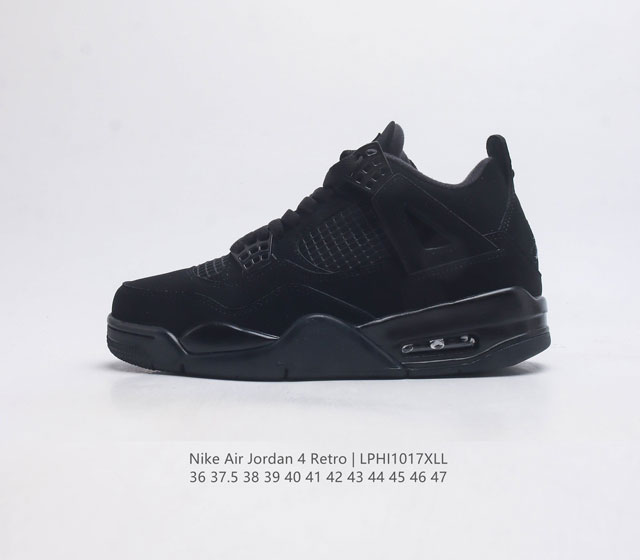 耐克 Nike Air Jordan 4 Retro Og迈克尔 乔丹aj4代 Aj4 乔4 乔丹4代 中帮复古休闲运动文化篮球鞋 秉承轻量化的速度型篮球鞋设计
