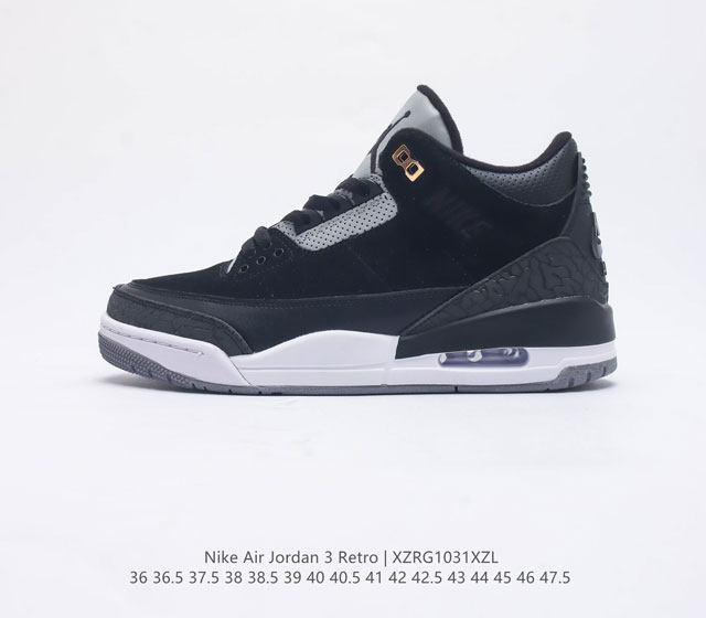 5A版本 耐克 乔丹 Aj3 耐克 Nike Air Jordan 3 Retro Se 乔3 复刻篮球鞋 乔丹3代 三代 男女子运动鞋 作为 Aj 系列中广