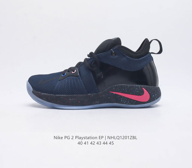 耐克 Nike Pg 2 Playstation 保罗乔治二代篮球鞋 Pg2的设计让双脚与地面之间几乎只有 Zoom Air 脚部和 Zoom Air 气垫直接
