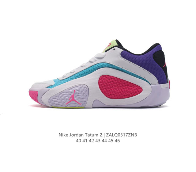 耐克 Nike 獭兔全新签名战靴 Jordan Tatum 2 实战篮球鞋 塔图姆 2 代官宣 惊喜太多 鞋面上醒目的块状泡棉和网状覆面组成的结构 放置在脚部受