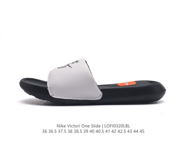 耐克 Nike Victori One Slide 耐克 夏季时尚舒适 高品质 一字拖鞋沙滩鞋拖鞋 采用全新柔软泡棉 响应灵敏 轻盈非凡 打造休闲舒适的穿着体验