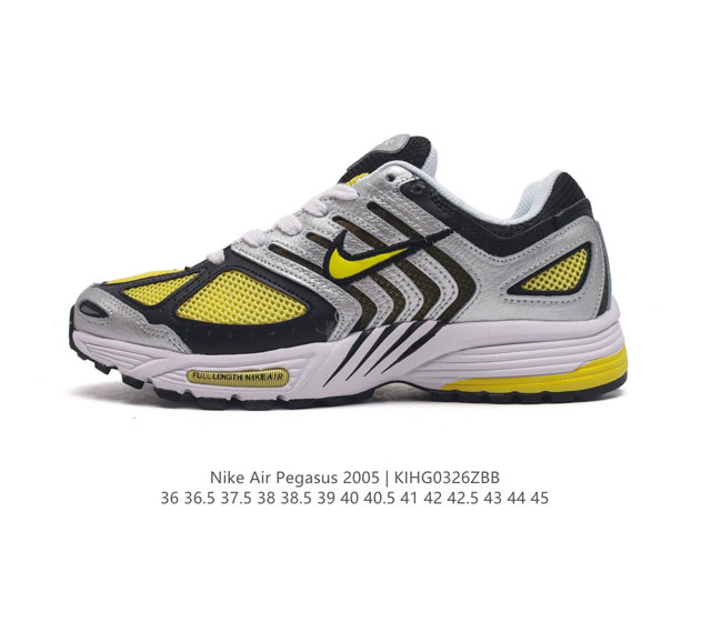 耐克nike Pegasus 2005 复古运动休闲低帮跑步 Pegasus 2005 于 2005 年中期首次亮相 从视觉上看 这款运动鞋与 2002 年的同