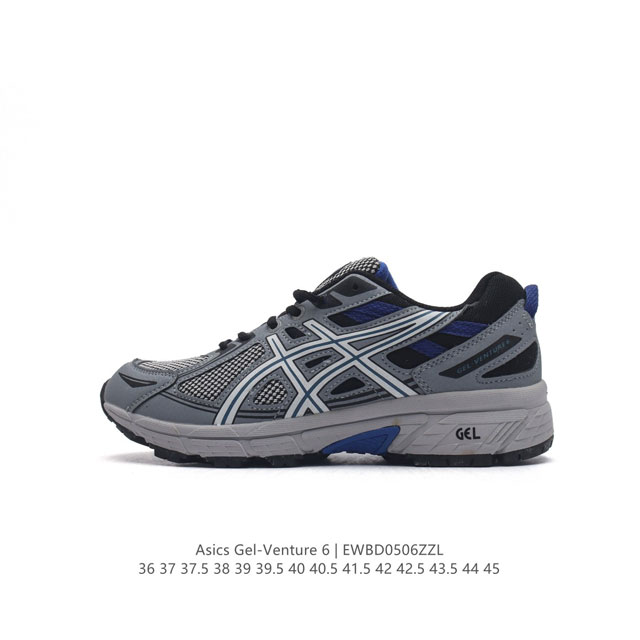 Asics 亚瑟士 Gel-Venture 6 系列城市休闲运动跑步鞋时尚复古男女鞋 老爹鞋 Gel- Venture6跑鞋是越野跑者的多功能选择。专为喜欢户外