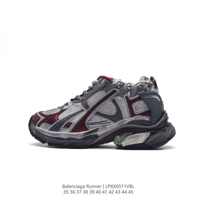 Balenciaga Phantom Sneaker 巴黎世家全新3Xl绑带款潮流跑鞋 官方同步 原厂楦头 做旧细节拉满 原鞋同步开发 巴黎世家3Xl全新十代潮