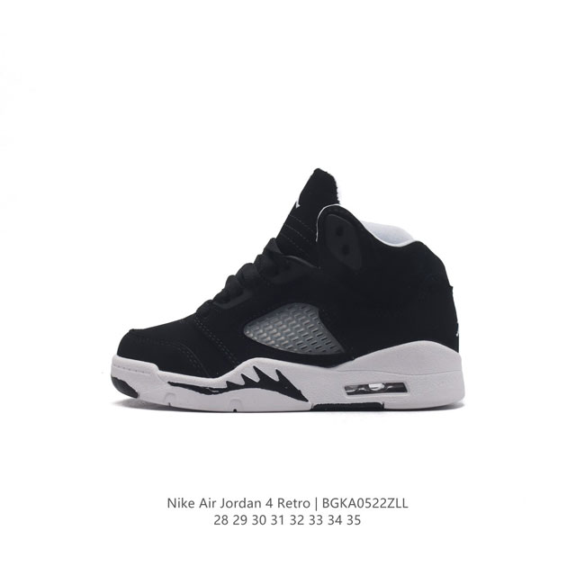 童鞋 耐克 Nike Air Jordan 5 Retro 中帮 乔丹之子 Aj5 乔丹5代 Aj5 乔5 乔丹5 中邦 乔丹篮球运动鞋 儿童复古休闲文化篮球鞋 - 点击图像关闭