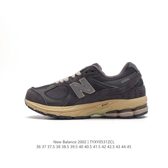 公司级 新百伦 New Balance 2002R 跑鞋 男女运动鞋 潮老爹鞋。沿袭了面世之初的经典科技，以 Encap 中底配以升级版 N-Ergy 缓震物料