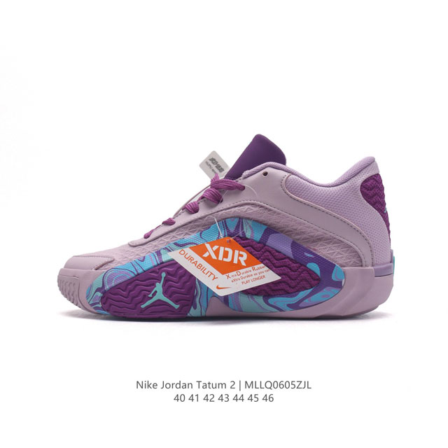 耐克 Nike 獭兔全新签名战靴 Jordan Tatum 2 实战篮球鞋 塔图姆 2 代官宣！惊喜太多！鞋面上醒目的块状泡棉和网状覆面组成的结构，放置在脚部受 - 点击图像关闭