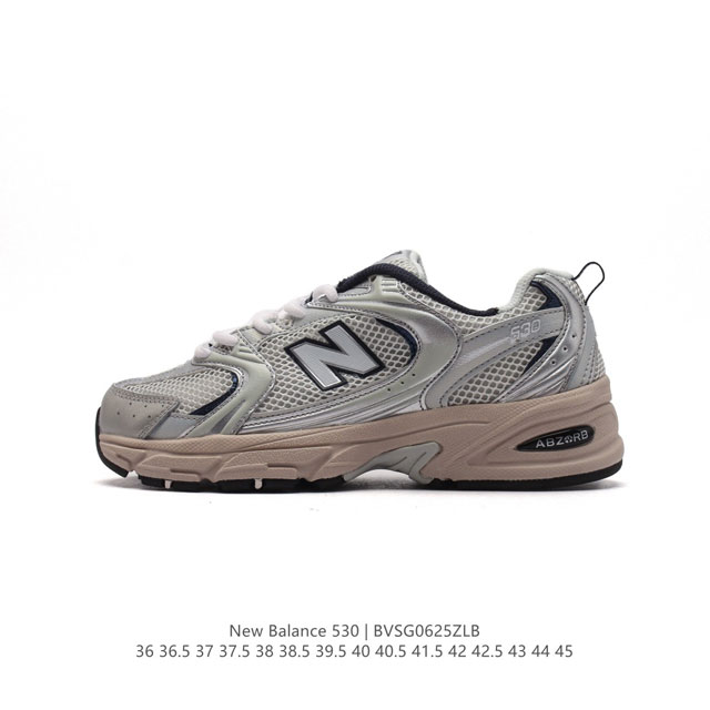真标 新百伦 NB530 New Balance 530 复跑古鞋NB530这鞋双确实是NB家经复典古款式之一，以全科新技诠释，成打功造530鞋款。鞋面保在持5