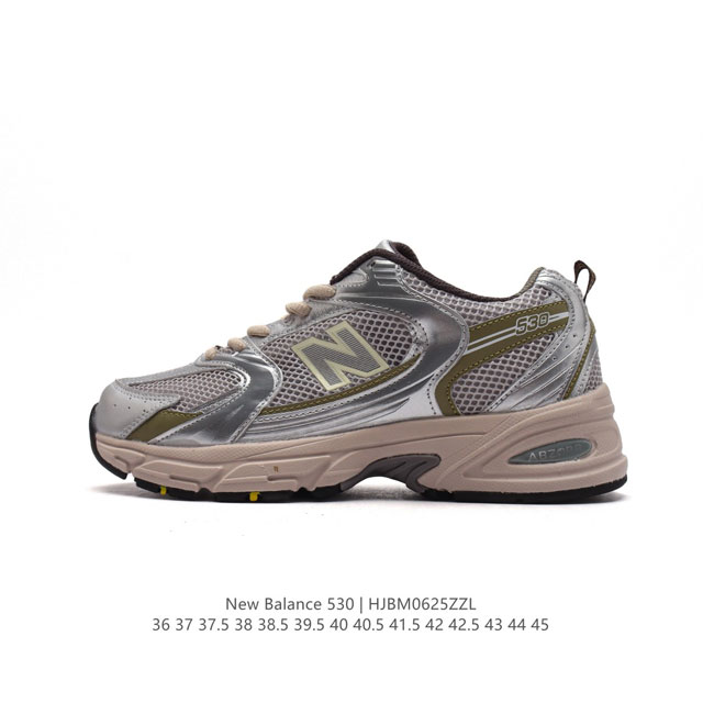 新百伦 NB530 New Balance 530 复跑古鞋NB530这鞋双确实是NB家经复典古款式之一，以全科新技诠释，成打功造530鞋款。鞋面保在持530基 - 点击图像关闭
