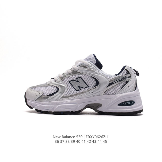真标 新百伦 NB530 New Balance 530 复跑古鞋NB530这鞋双确实是NB家经复典古款式之一，以全科新技诠释，成打功造530鞋款。鞋面保在持5