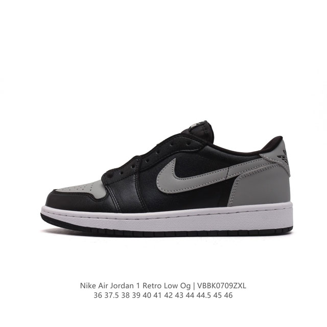 耐克 乔丹air Jordan 1 Low Aj1 乔1 乔丹1代aj1 低帮复古文化休闲运动篮球鞋。该鞋款从 1985 年元年款汲取设计灵感，焕新演绎简约经典