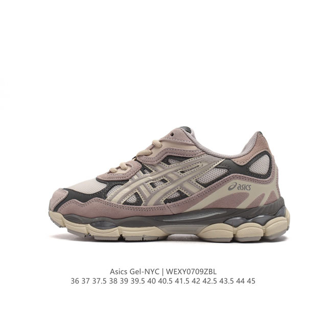 公司级 Asicsgel-Nyc复古单品 亚瑟士asicstiger 新款休闲鞋 厚底街头运动休闲鞋，Asics亚瑟士推出全新gel-Nyc，彰显纽约都市活力。