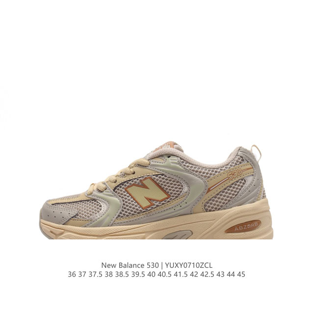 公司级 新百伦 Nb530运动鞋 New Balance 530 复古跑鞋厚底增高老爹运动鞋 Nb530这鞋双确实是nb家经复典古款式之一，以全科新技诠释，成打 - 点击图像关闭