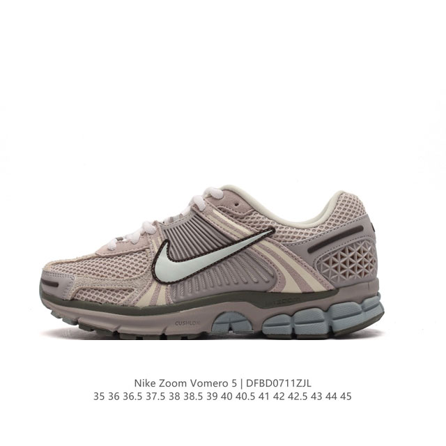 Nike 耐克夏季 Zoom Vomero 5 运动鞋休闲训练跑步鞋。Nike Zoom Vomero 5 男女子运动鞋妥帖包覆足部，提供透气支撑效果。耐穿材料