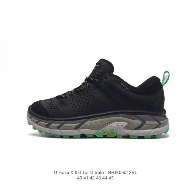 Hoka Tor Ultra X Jlal 联名款运动鞋 经典鞋款复刻 户外性能新星横空出世！Jl Al联名款hoka Ultra Low减震防滑耐磨户外功能鞋