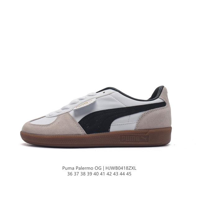 彪马puma Palermo Og 防滑耐磨低帮德训板鞋 男女同款运动鞋，Army Trainer Og休闲鞋沿用德训鞋经典外观 鞋身和鞋舌分别添加了品牌标志性 - 点击图像关闭