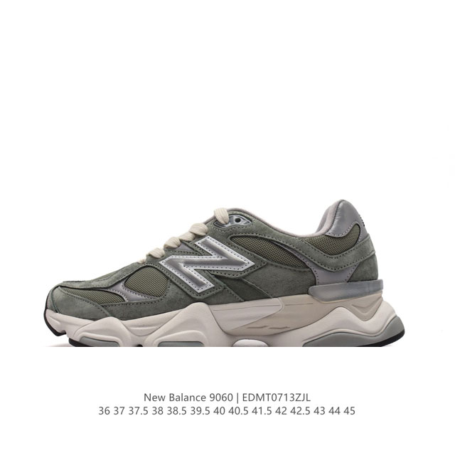 Nb 新百伦 New Balance Nb9060小象蹄男女款9060舒适百搭老爹鞋。全新 9060 款式将经典风格与现代设计融合到日常多功能性中。 9060