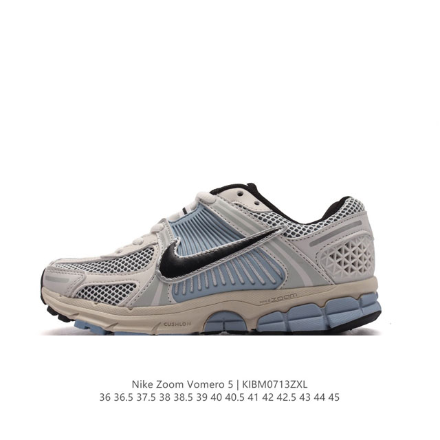 Nike 耐克夏季 Zoom Vomero 5 运动鞋休闲训练跑步鞋。Nike Zoom Vomero 5 男女子运动鞋妥帖包覆足部，提供透气支撑效果。耐穿材料 - 点击图像关闭