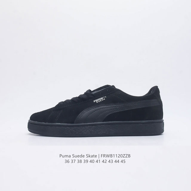 彪马puma Suede Skate 低帮复古轻便透气防滑减震休闲鞋 时尚男女士板鞋潮运动鞋 尺码: 36-45 货号：352634 编码：Frwb1120Zz