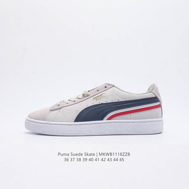 彪马puma Suede Skate 低帮复古轻便透气防滑减震休闲鞋 时尚男女士板鞋潮运动鞋 尺码: 36-45 货号：380865 编码：Mkwb1118Zz - 点击图像关闭