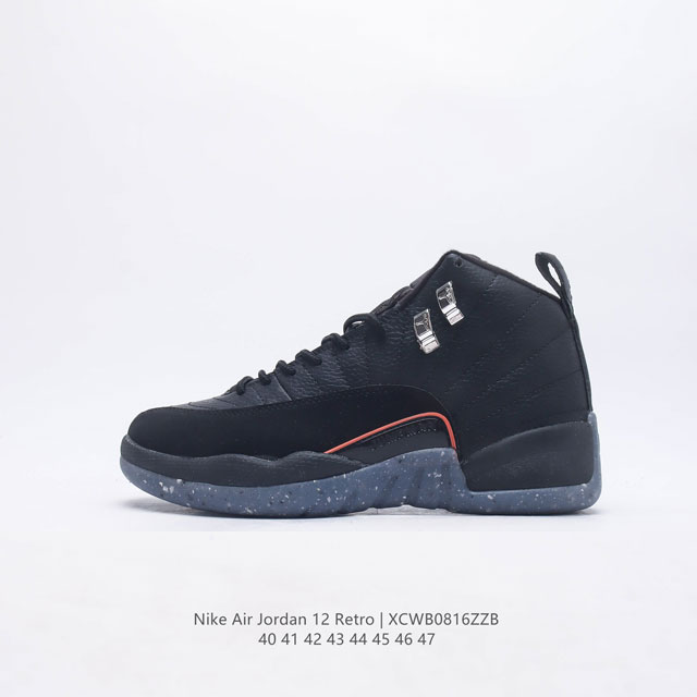 耐克 Aj 乔丹12代 Nike Air Jordan 12 Retro 篮球鞋复刻男子运动鞋 重现设计师汀克 哈特菲尔德广受赞誉的 1996 年鞋款设计，后者