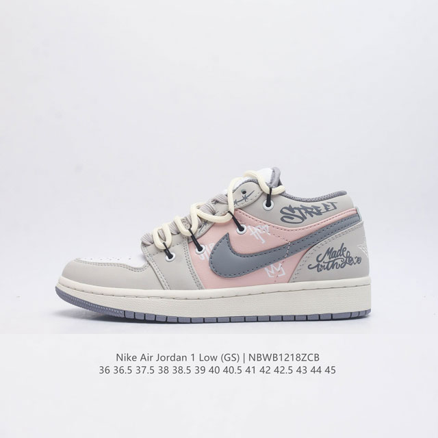 耐克 Nike Air Jordan1 Low Aj1乔丹一代 Aj1 乔1 乔丹1代 解构绑带 低帮经典复古文化休闲运动篮球鞋 原鞋开模 拒绝公底 购置原厂同