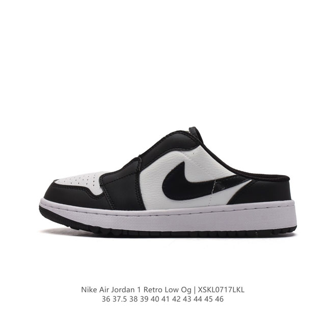 耐克 乔丹air Jordan 1 Low Aj1 乔1 乔丹1代aj1 低帮包头运动凉拖鞋 复古文化休闲运动篮球鞋。该鞋款从 1985 年元年款汲取设计灵感， - 点击图像关闭