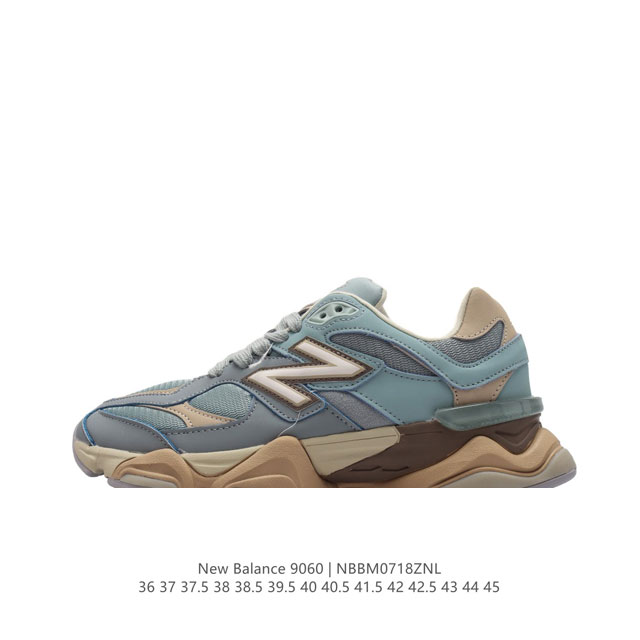 Nb 新百伦 New Balance Nb9060小象蹄男女款9060舒适百搭老爹鞋。全新 9060 款式将经典风格与现代设计融合到日常多功能性中。 9060