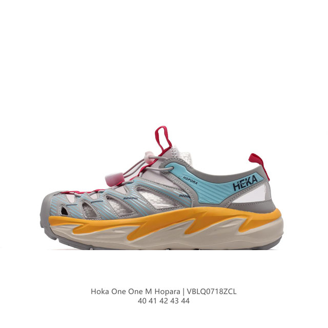 Hoka One One Hopara 户外凉鞋 霍帕拉缓震登山徒步越野运动凉鞋 Hoka Hopara 二代来袭！夏日户外新色彩！#宝藏小众好鞋 #耐磨防滑低