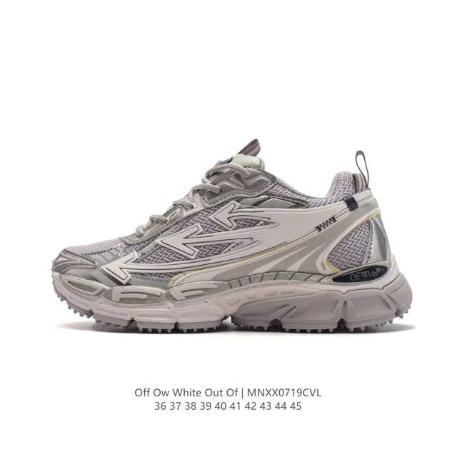 当红美潮,设计师独立品牌off-White C O Virgil Abloh Out Of Office Low-Top Leather Ow联名 箭头off-