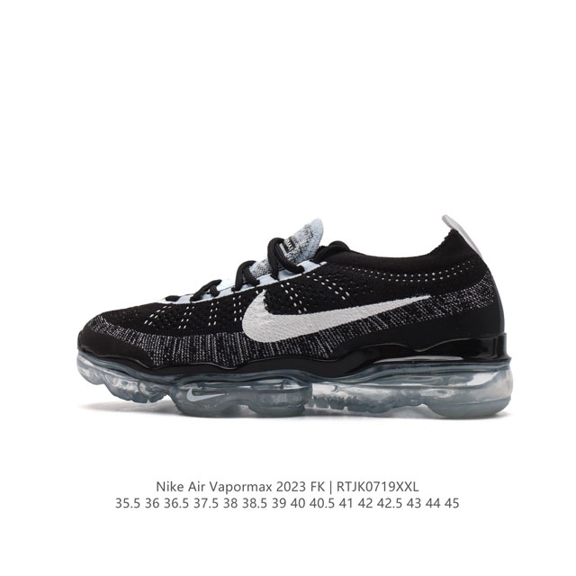 耐克 男女鞋 Nike Air Vapormax2023 Fk Flyknit 运动鞋全掌长气垫 缓震跑步鞋 打孔鞋垫透气出众 可抽出来详细查看 。弹性 Fly - 点击图像关闭