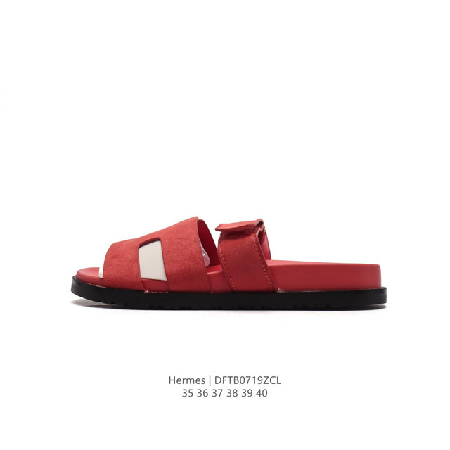 Hermes Footwear Woman 爱马仕 礼装 拖鞋 黑白等多色万年经典爱马士 女神标配 度假 居家 必备 东莞原厂真皮大底平底拖鞋！度假搭配神器！最 - 点击图像关闭